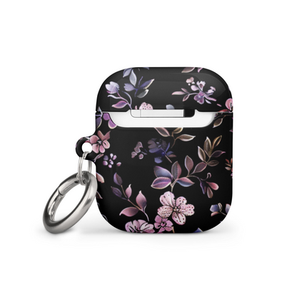 Black Floral Case for AirPods