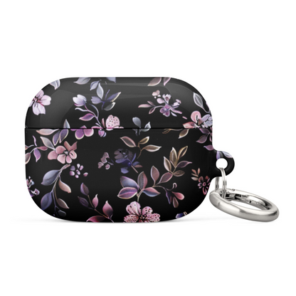 Black Floral Case for AirPods