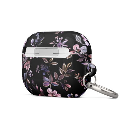 Black Floral Case for AirPods